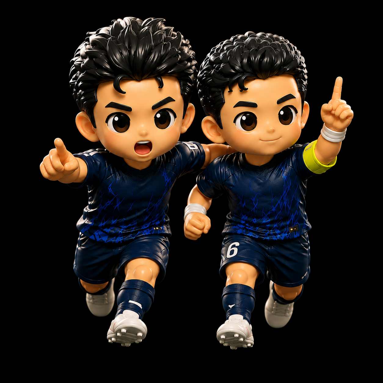 サッカー写真を3Dフィギュアに！選手、チーム、ファン向けのパーソナライズされた3Dサッカーミニフィギュア