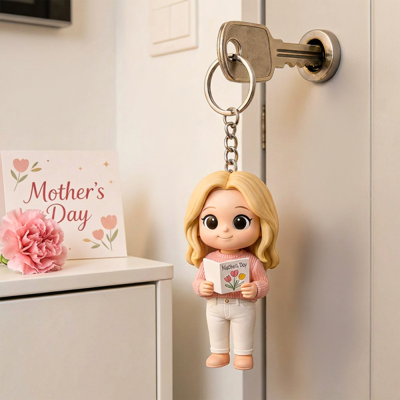 写真を3dキーホルダーに!お母さんへのパーソナライズギフト(母の日)