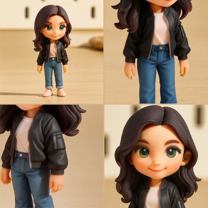 写真からカスタム3dフィギュア パーソナライズされた3dモデリング
