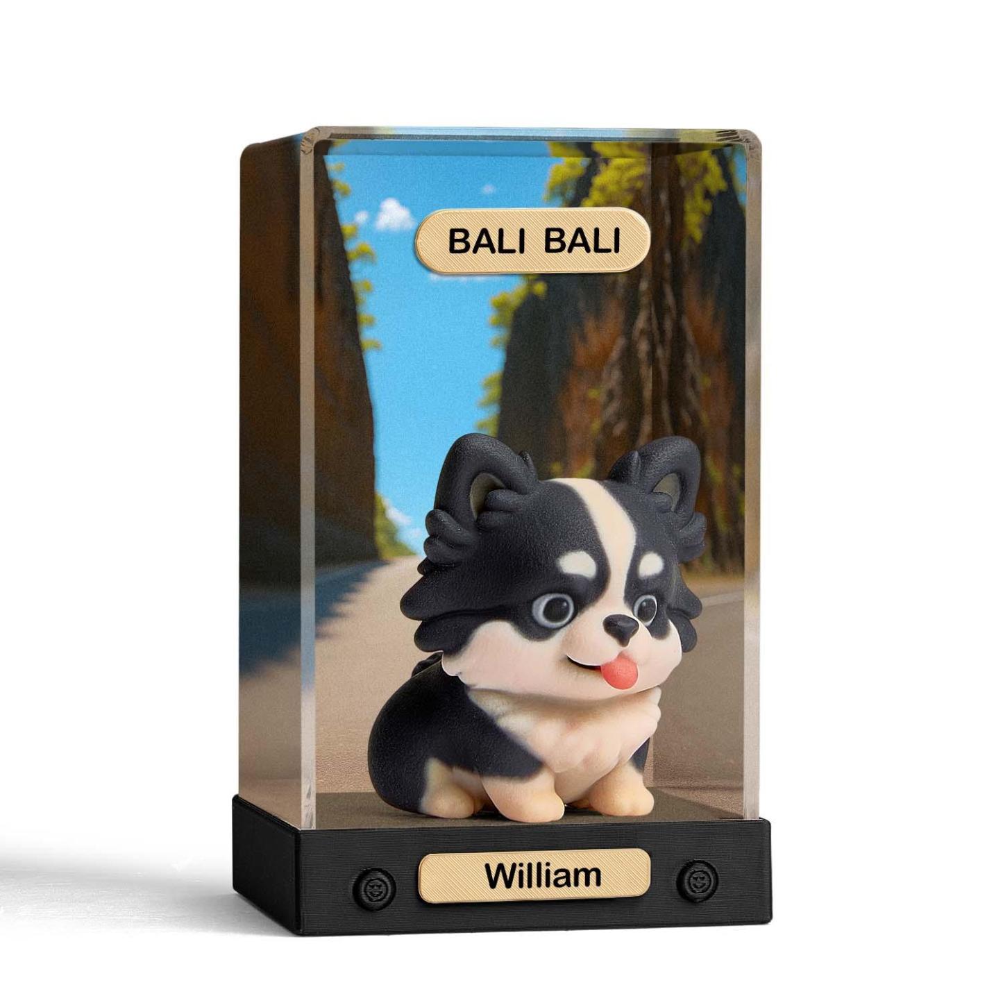 Custom 3D Action Figure Acrylic Box Decoration From Your Photo Personalized Background Toy Figure Custom Action Figure Gifts For Him/Her - soufeelus