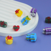 小さなギフトボックスアクセサリー置物コレクションクリスマス装飾 Diy 装飾品デスクトップディスプレイ装飾