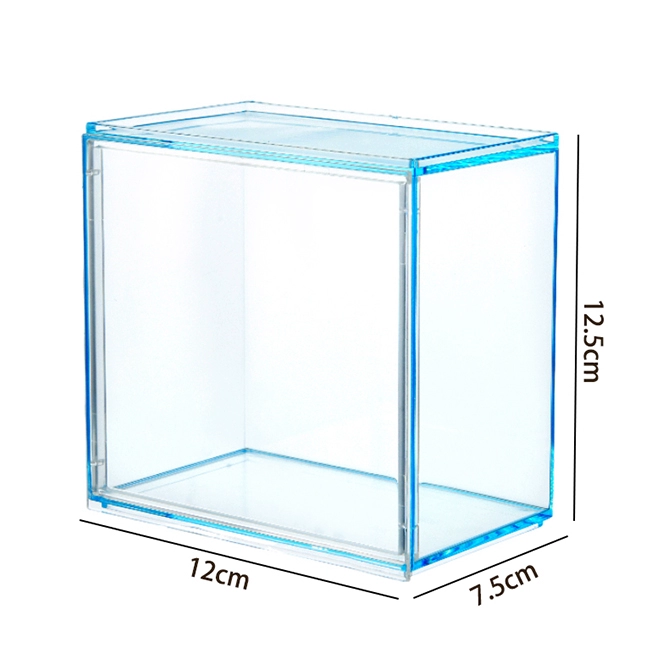 Acrylic Display Case Dustproof Figure Box Desktop Stand