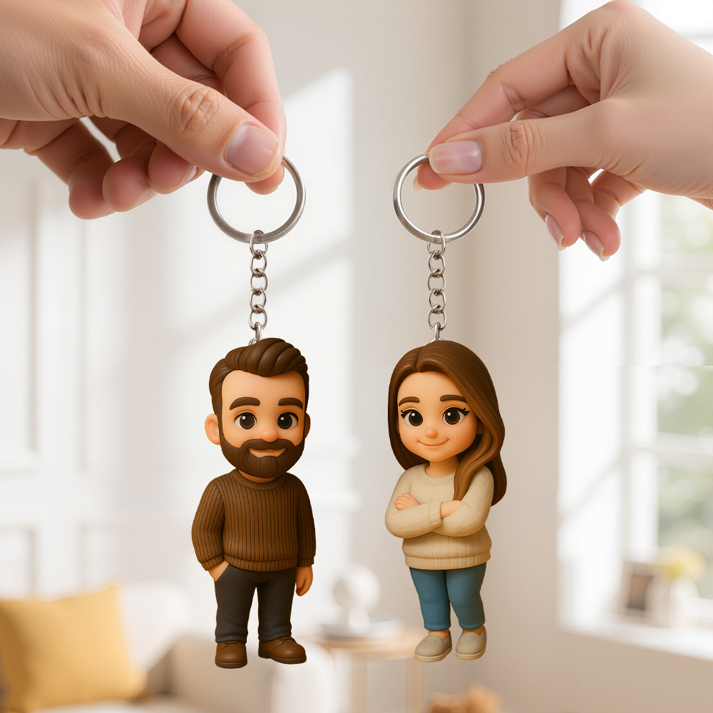  Custom Made Pet Mini 3D Keychain Unique Animal Figurine Souvenir