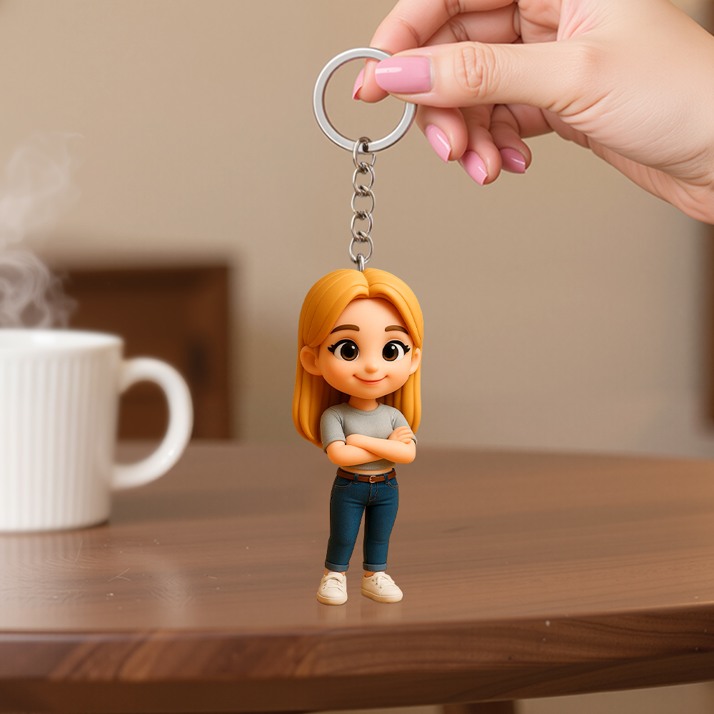  Custom Made Pet Mini 3D Keychain Unique Animal Figurine Souvenir