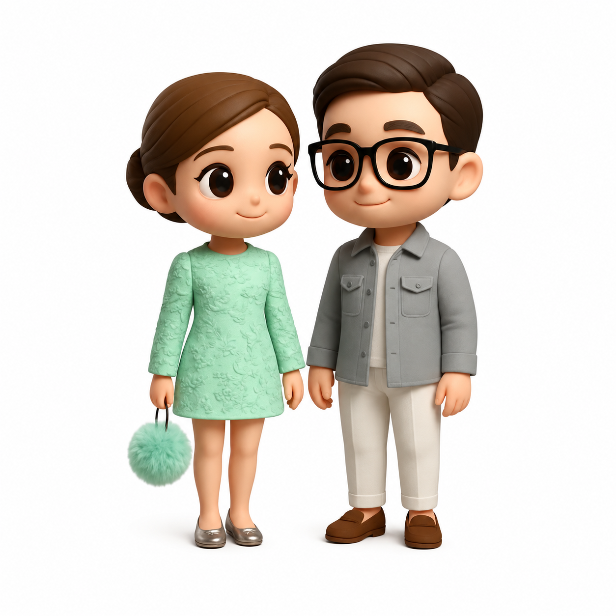 写真からのカスタム 3D フィギュア,ディスプレイケース付き,パーソナライズされたキャラクターカード,カップルや恋人へのユニークなギフト - 