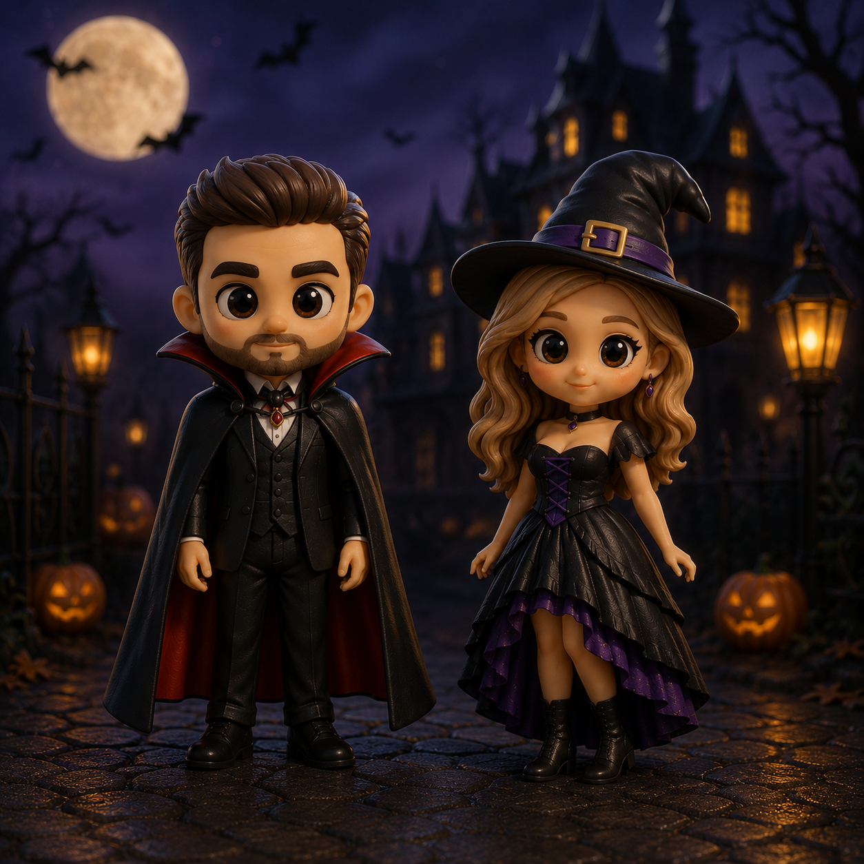 写真からのカスタム 3D フィギュアパーソナライズされた全身フィギュアハロウィンのためのユニークなギフト - 