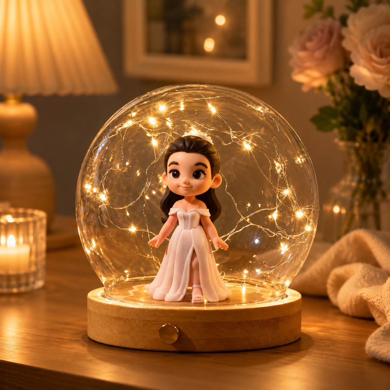 写真からのカスタム 3D フィギュアナイトライトパーソナライズされた 3D フィギュアランプ恋人へのユニークなギフト - 