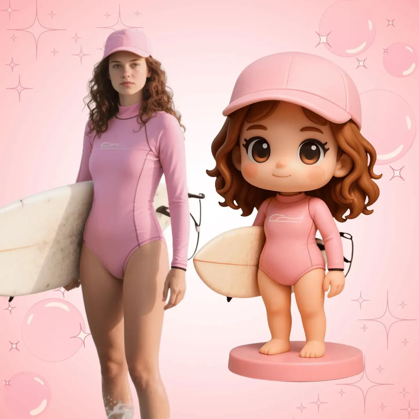 Custom 3D Sports Action Figure Made from Your Photo Perfect Gift for Sport Lovers