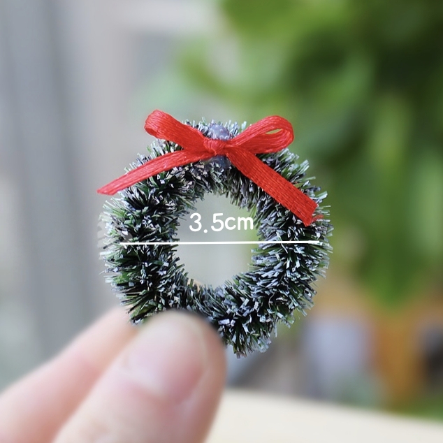 Christmas Miniature Scene Desktop Decor & DIY Craft Kit for Figure