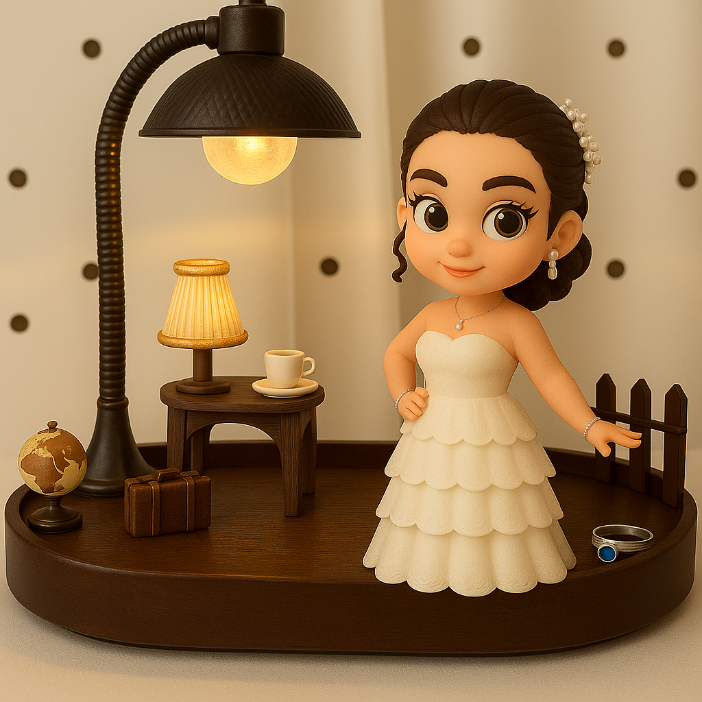 Custom 3D Figurine Desk Lamp Personalized Gift Decorative Night Light