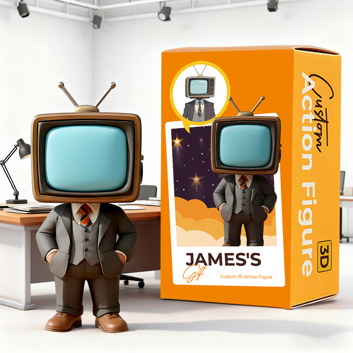 Custom 3D Action Figure From Your Photo Personalized Toy Figure to Him/Her  Custom Action Figure Wedding Gifts