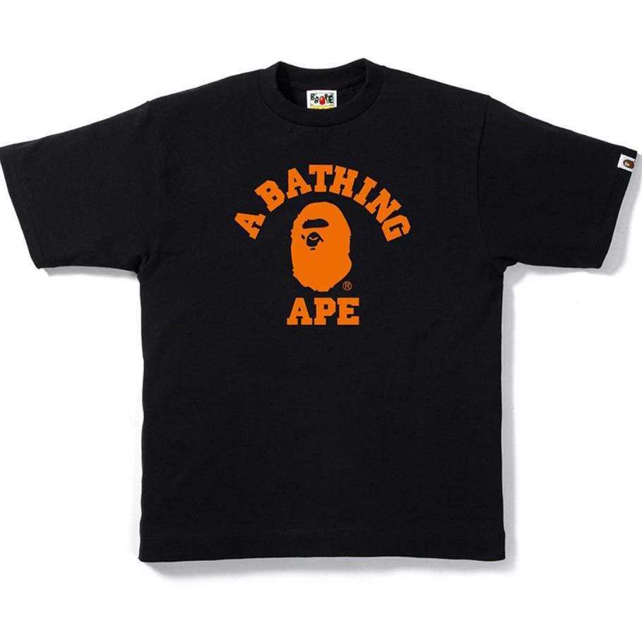 BAPE men's and women's orange series T-shirt-Nanamallモール