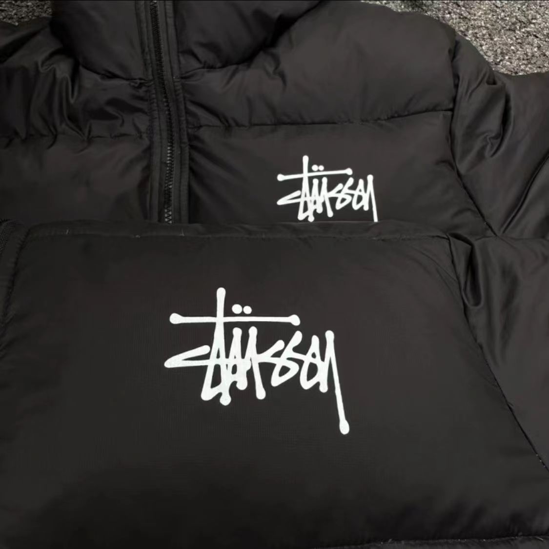 2024 Stussy 冬用暖かい防水ダックダウンジャケット-Nanamallモール