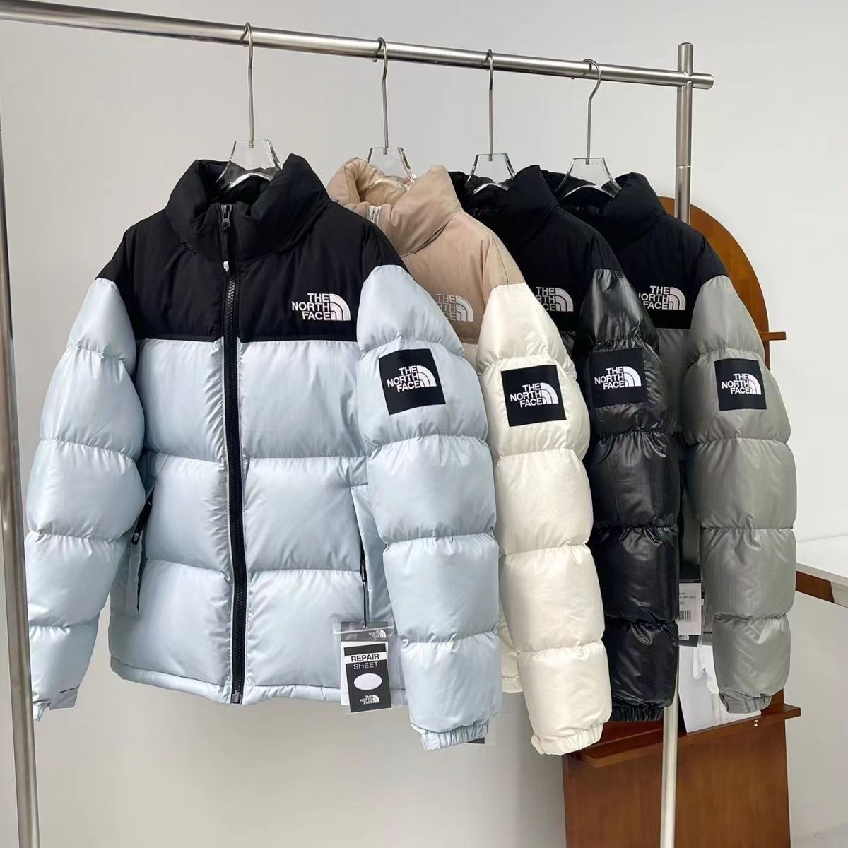 2024 冬新色[ザノースフェイス] 1996 ECO NUPTSE JACKET カップルダックダウンジャケット-Nanamallモール