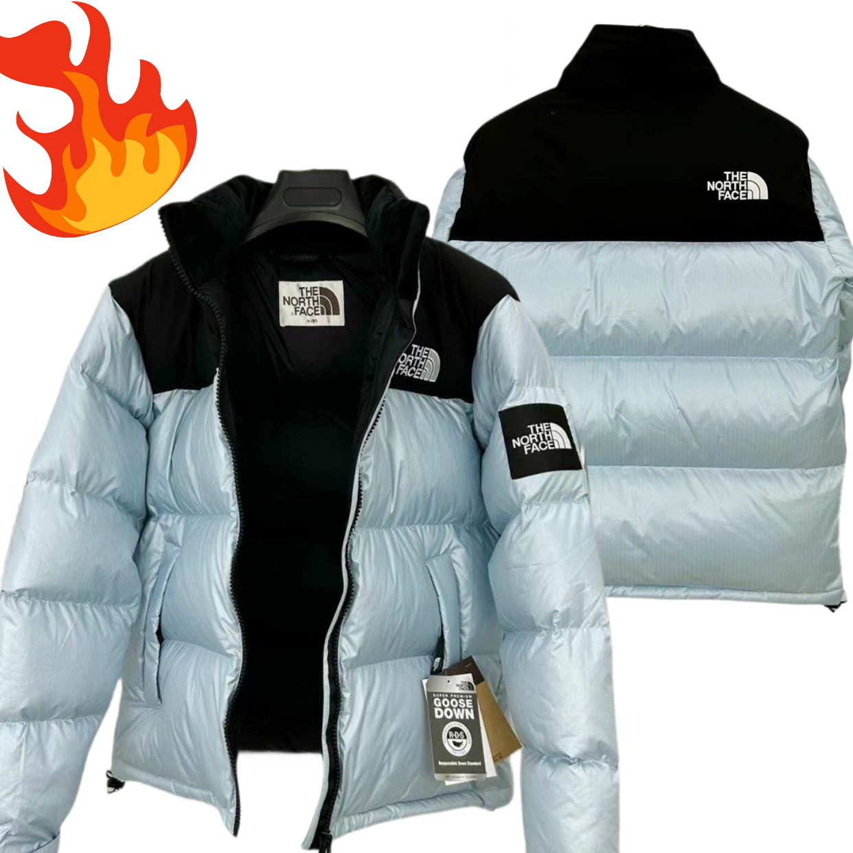 2024 冬新色[ザノースフェイス] 1996 ECO NUPTSE JACKET カップルダックダウンジャケット-Nanamallモール