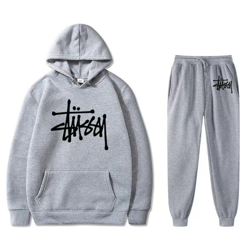 STUSSY casual 2-piece set 【top + pants】（ユニセックス）-Nanamallモール
