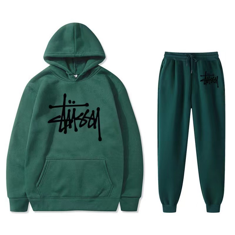 STUSSY casual 2-piece set 【top + pants】（ユニセックス）-Nanamallモール