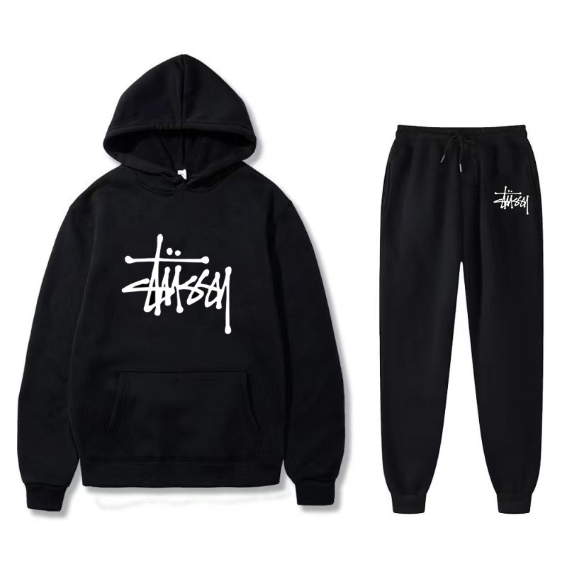 STUSSY casual 2-piece set 【top + pants】（ユニセックス）-Nanamallモール