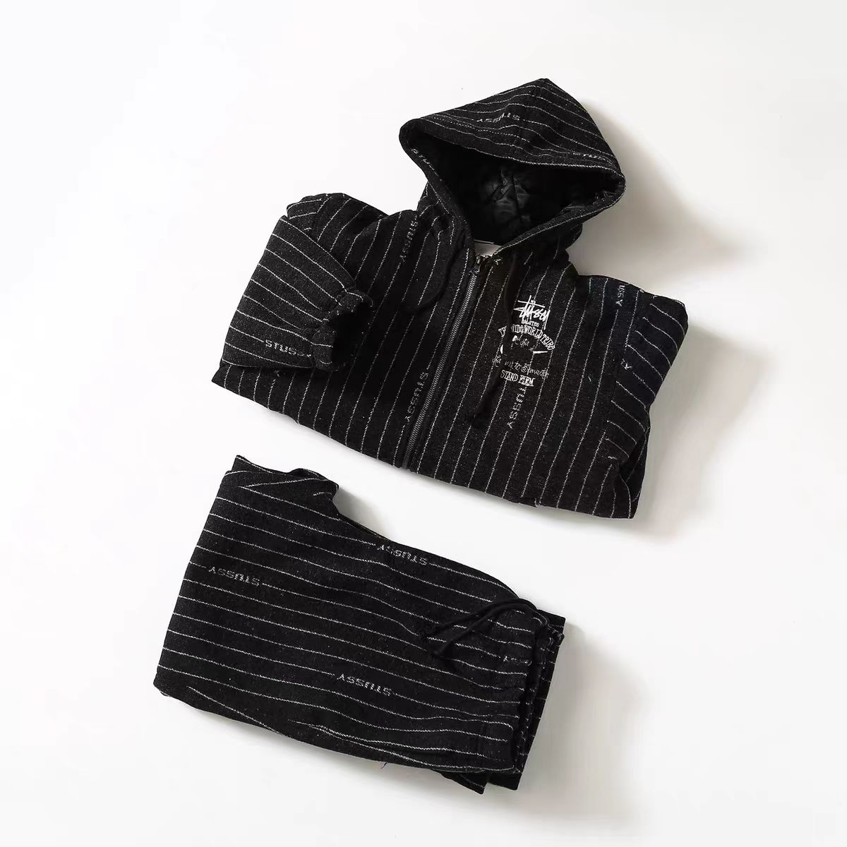 Stussy x  Striped Wool Jacket ステューシー x ナイキ ストライプ ウール ジャケット-Nanamallモール