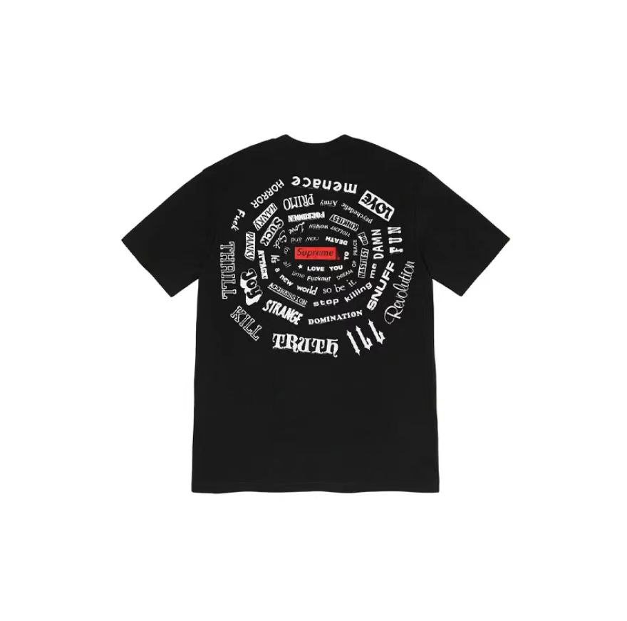 Supreme Spiral Tee （ユニセックス）-Nanamallモール