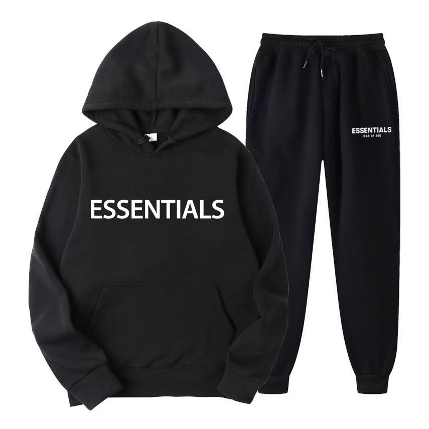 ESSENTIALS casual 2-piece set 【top + pants】（ユニセックス）-Nanamallモール
