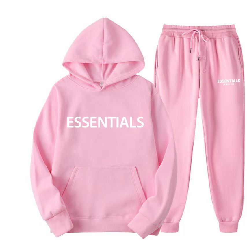 ESSENTIALS casual 2-piece set 【top + pants】（ユニセックス）-Nanamallモール