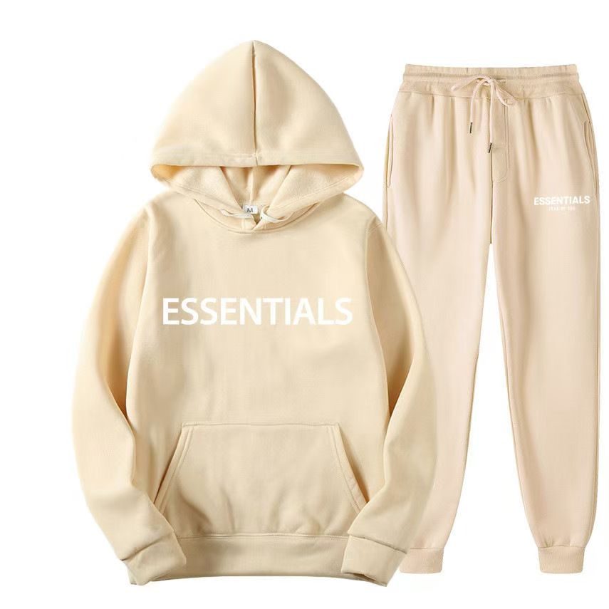 ESSENTIALS casual 2-piece set 【top + pants】（ユニセックス）-Nanamallモール