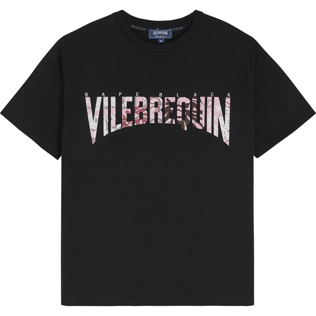 BAPE BLACK X VILEBREQUIN VILEBREQUIN LOGO TEE MENS-Nanamallモール