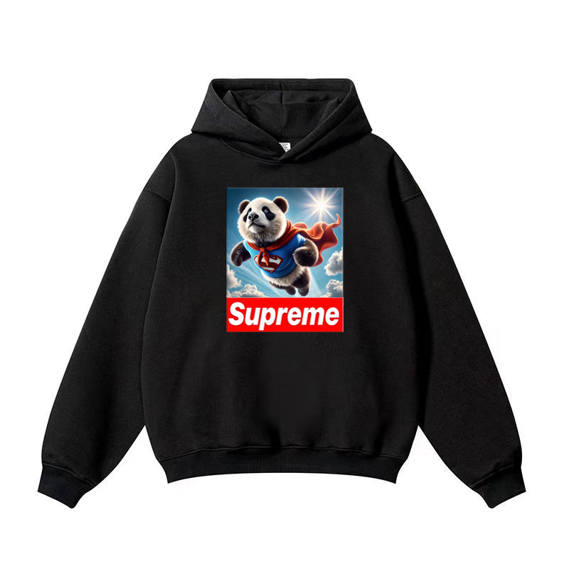 【2025特別割引価格】Supreme【シャンシャン】コラボレーションパーカー（ユニセックス）-Nanamallモール
