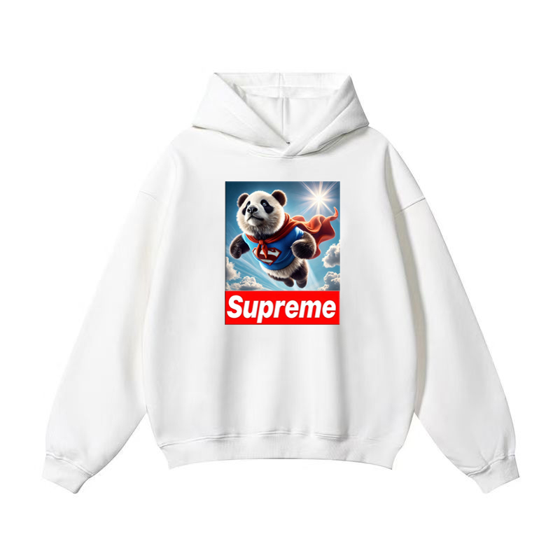 【2025特別割引価格】Supreme【シャンシャン】コラボレーションパーカー（ユニセックス）-Nanamallモール