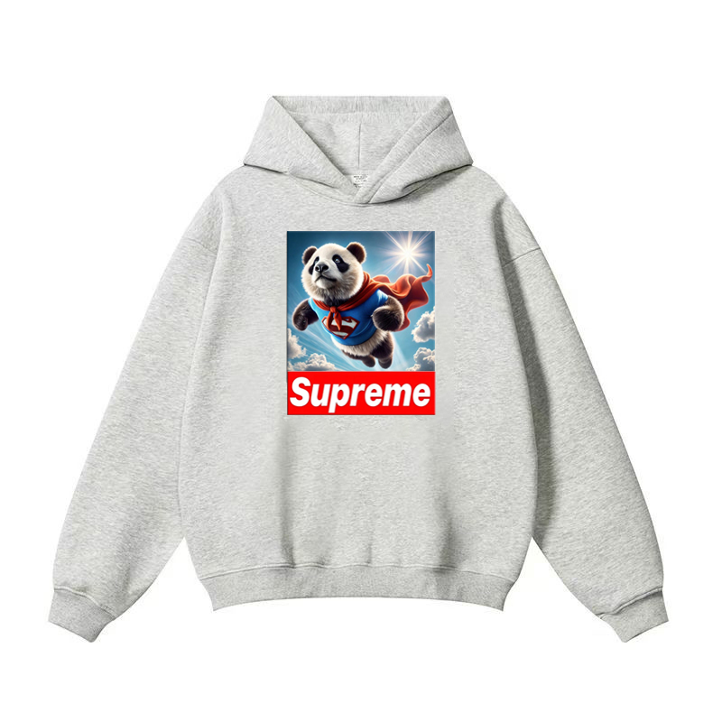 【2025特別割引価格】Supreme【シャンシャン】コラボレーションパーカー（ユニセックス）-Nanamallモール