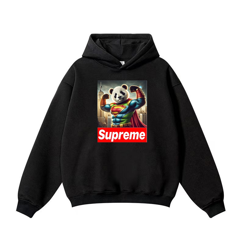 【2025特別割引価格】Supreme【シャンシャン】コラボレーションパーカー（ユニセックス）-Nanamallモール