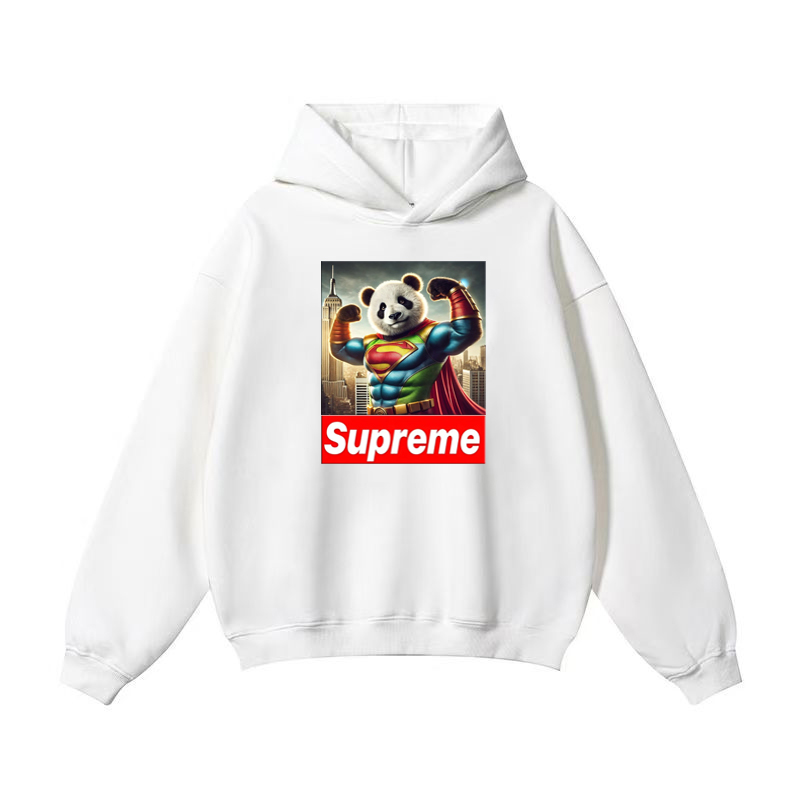 【2025特別割引価格】Supreme【シャンシャン】コラボレーションパーカー（ユニセックス）-Nanamallモール