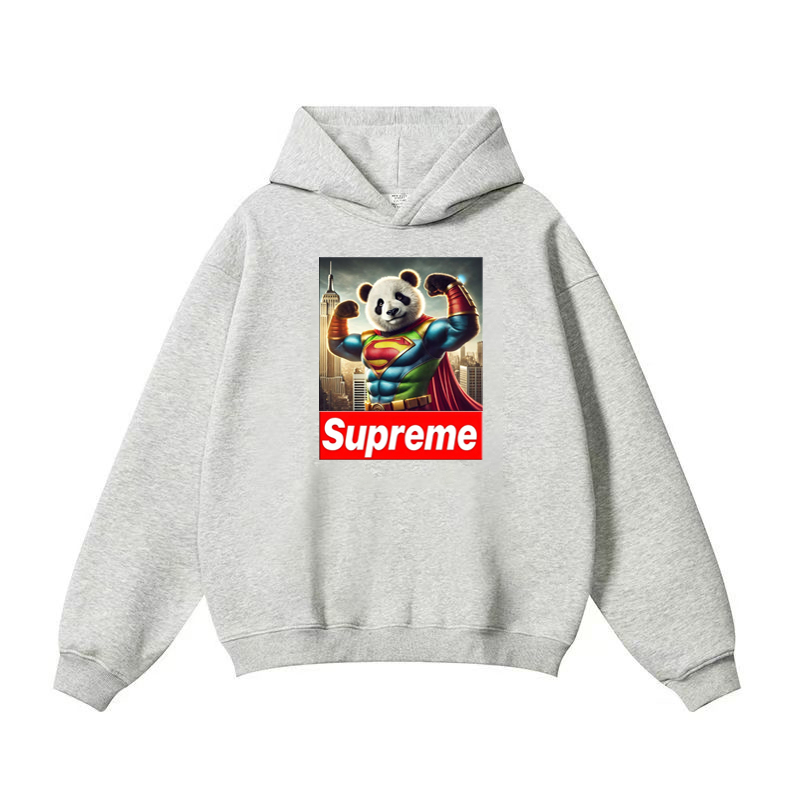 【2025特別割引価格】Supreme【シャンシャン】コラボレーションパーカー（ユニセックス）-Nanamallモール