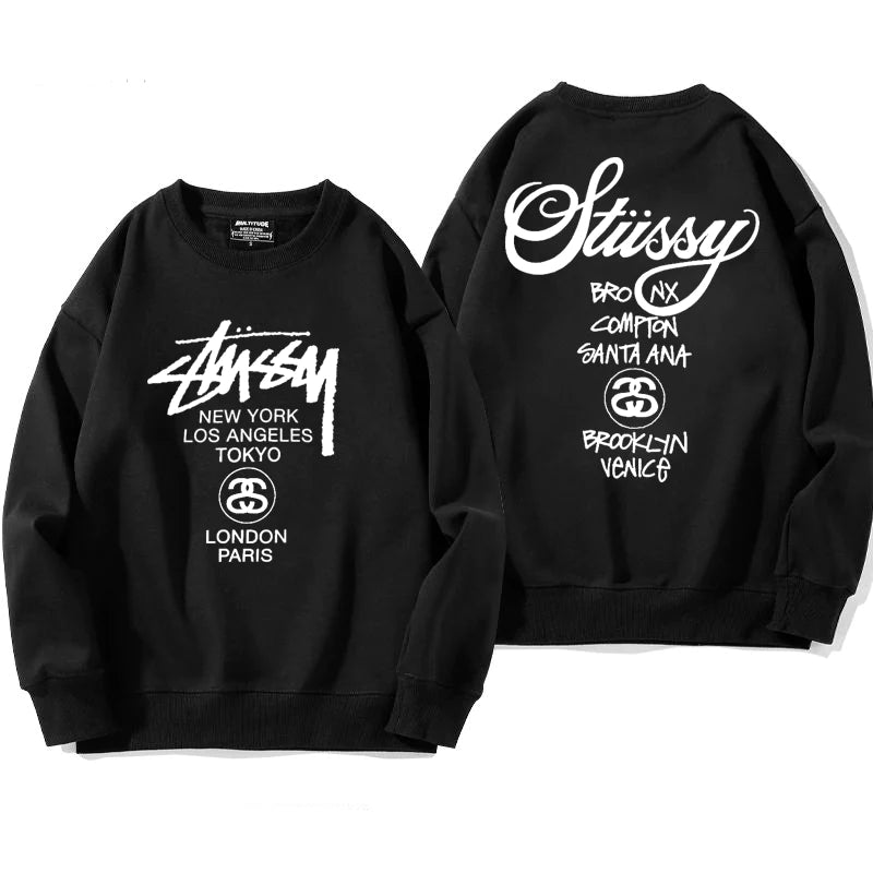 STUSSY fashionable casual long sleeves-Nanamallモール