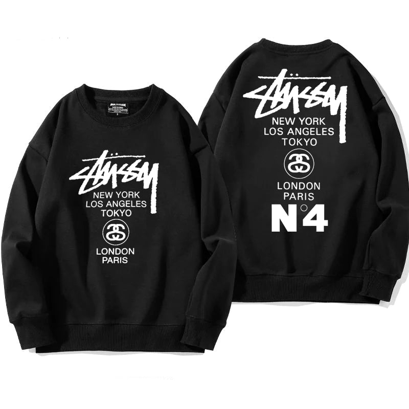 STUSSY fashionable casual long sleeves-Nanamallモール