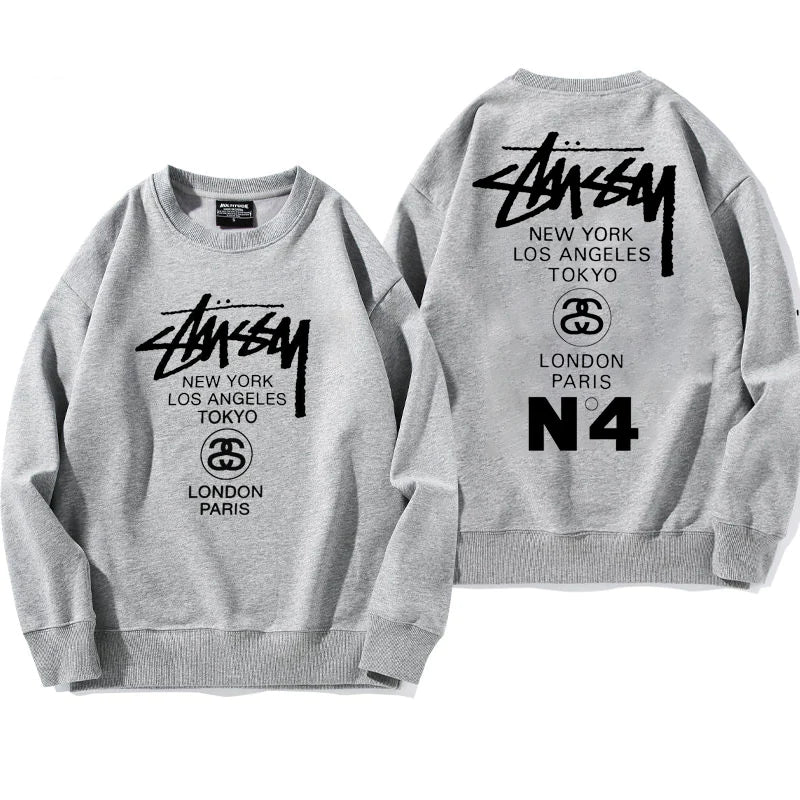 STUSSY fashionable casual long sleeves-Nanamallモール
