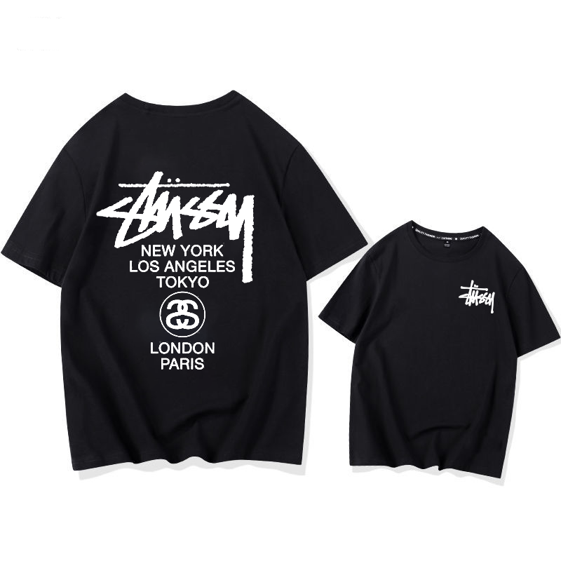 STUSSY fashionable casual short sleeves-Nanamallモール