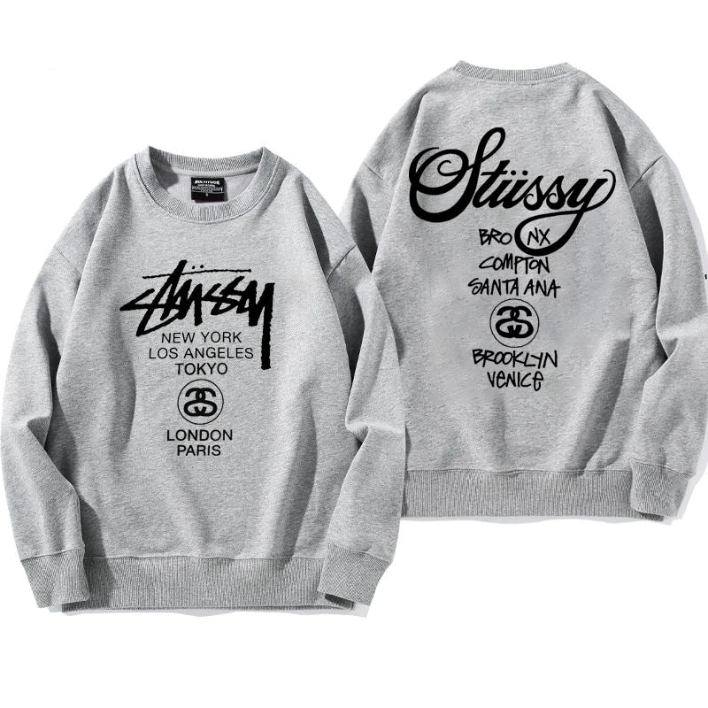 STUSSY fashionable casual long sleeves-Nanamallモール