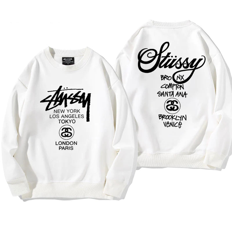 STUSSY fashionable casual long sleeves-Nanamallモール
