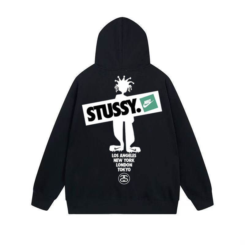 BASIC STUSSY ZIP HOODIE（ユニセックス）-Nanamallモール