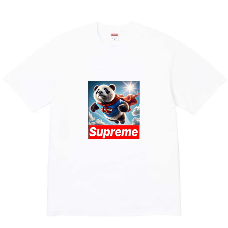 Supreme【シャンシャン】共同ブランドTシャツ（ユニセックス）-Nanamallモール