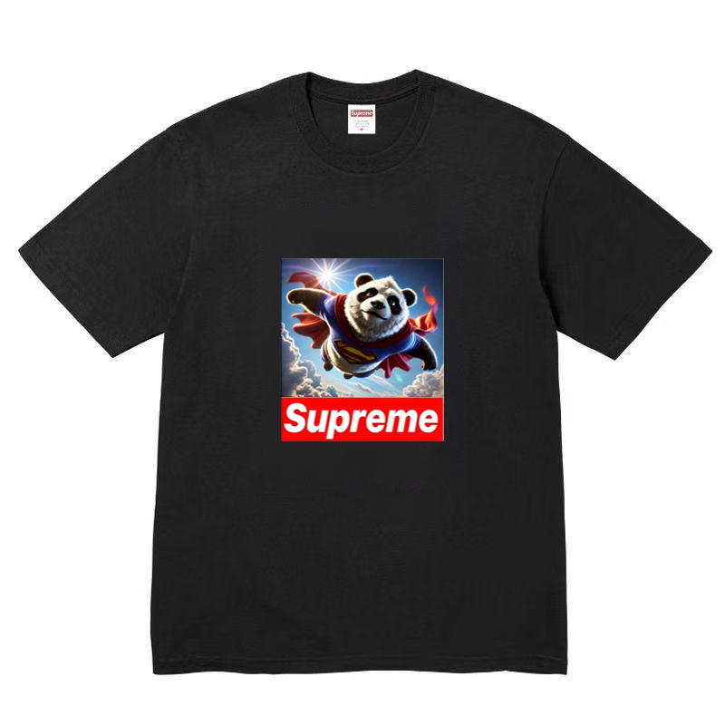 Supreme【シャンシャン】共同ブランドTシャツ（ユニセックス）-Nanamallモール