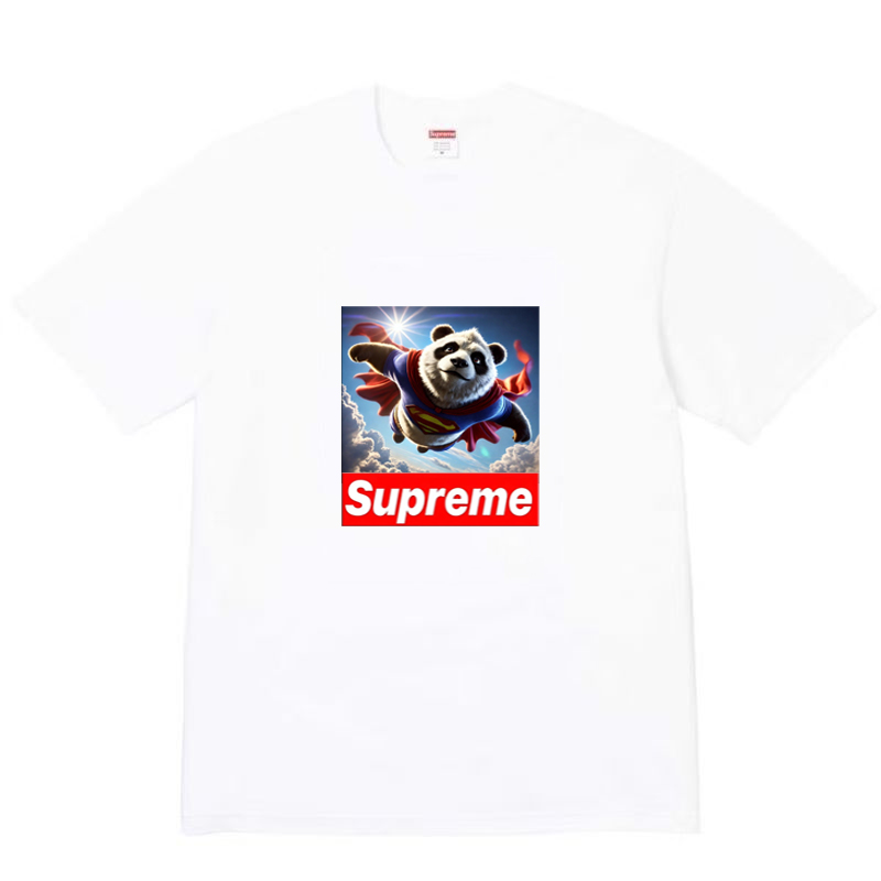 Supreme【シャンシャン】共同ブランドTシャツ（ユニセックス）-Nanamallモール