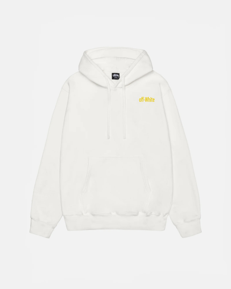 Off-White イエロー ファッション ロゴ パーカー（ユニセックス）-Nanamallモール