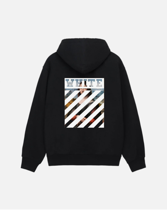 Off-White クリエイティブ モナ リザ パーカー（ユニセックス）-Nanamallモール