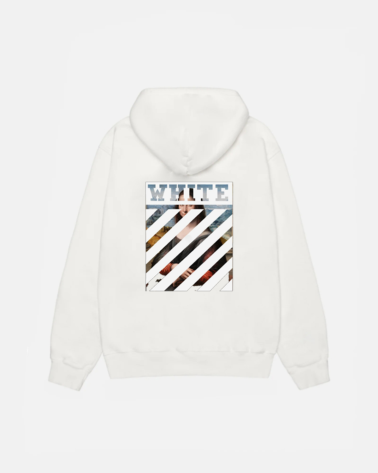 Off-White クリエイティブ モナ リザ パーカー（ユニセックス）-Nanamallモール