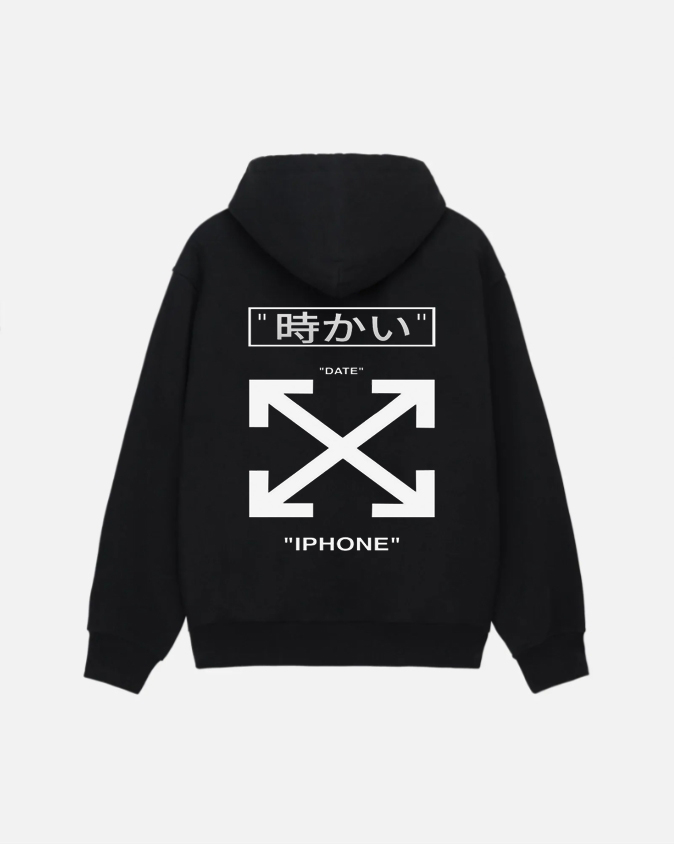 Off-White パーカーの時間です（ユニセックス）-Nanamallモール