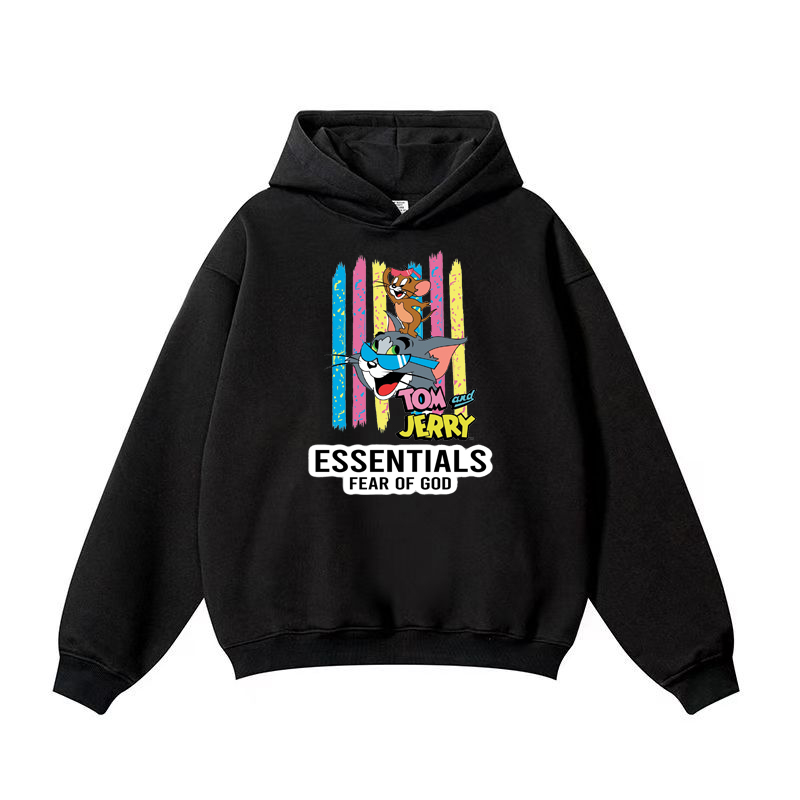 【2025特別割引価格】ESSENTIALS Joint model casual Tom and Jerry hoodie-Nanamallモール