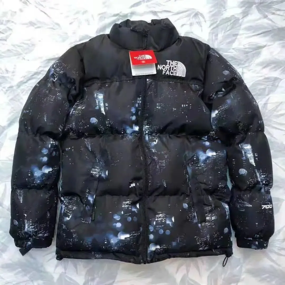 TNFクラシックダウンパッド入りジャケット暖かく防風パンジャケット-Nanamallモール